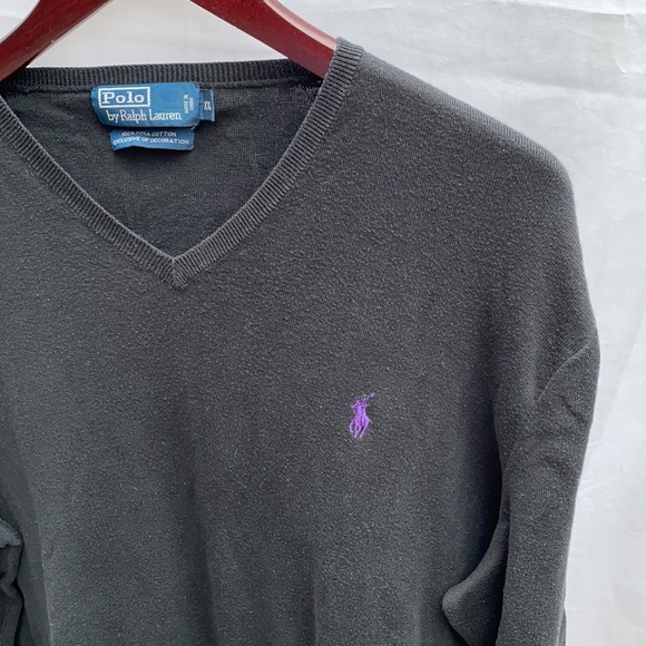 !!3/$45!! Men's polo V-neck sweater - Picture 2 of 4